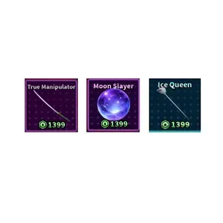 TRUE MANIPULATOR + MOON SLAYER + ICE QUEEN - SAILOR PIECE