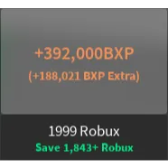 BXP TIER 6 +392,000 BXP - COMBAT WARRIORS 1999R