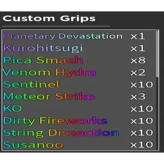 SENTINEL - CUSTOM GRIPS - GRAND PIECE ONLINE - GPO