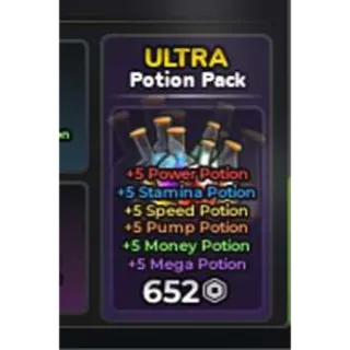 ULTRA POTION PACK 652R - GYM LEAGUE