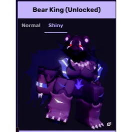 SHINY BEAR KING UNLOCKED EVO - [ANIM