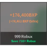 BXP TIER 5 +176,400 BXP - COMBAT WARRIORS 999R