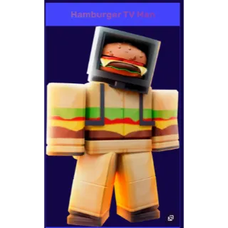 Hamburger TV Man - [TOILET TOWER DEF