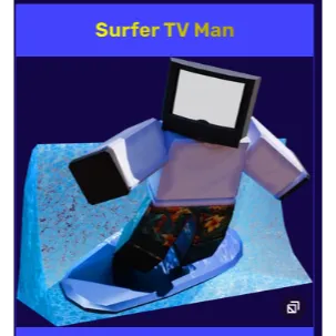 Surfer Tv Man - [TOILET TOWER DEFENS