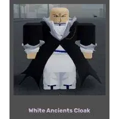 WHITE ANCIENTS CLOAK - PEROXIDE