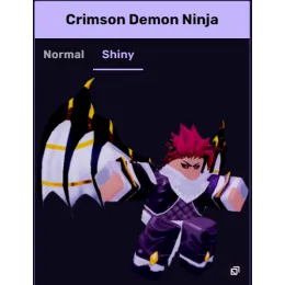 SHINY CRIMSON DEMON NINJA EVO - [ANI