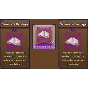 20 SAMURAI BANDAGE - KING LEGACY