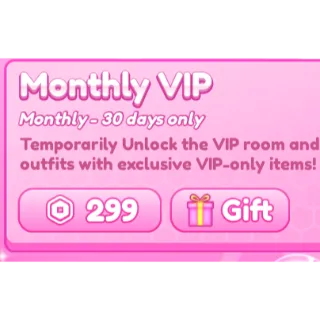 MONTHLY VIP - DRESS TO IMPRESS 299