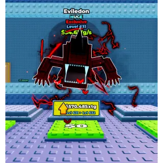 Eviledon HUGE Exclusive lvl 630 escape waves for lucky blocks
