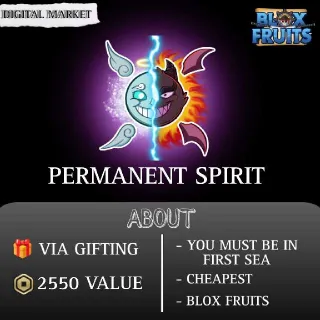 PERMANENT SPIRIT - BLOX FRUITS