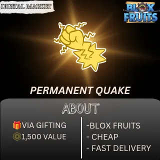 PERMANENT QUAKE - BLOX FRUITS