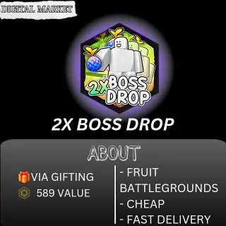 2X BOSS DROPS - FRUIT BATTLEGROUNDS