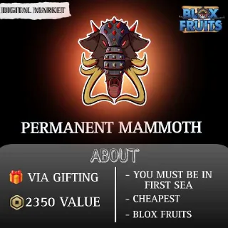 PERMANENT MAMMOTH - BLOX FRUITS