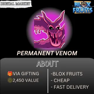 PERMANENT VENOM - BLOX FRUITS