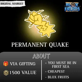 PERMANENT QUAKE - BLOX FRUITS