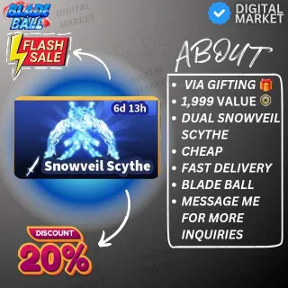 SNOWVEIL SCYTHE - BLADE BALL