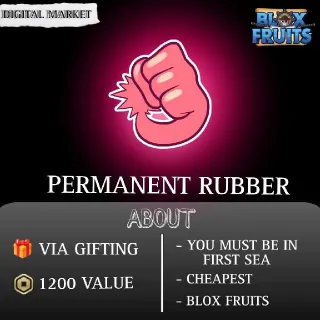 PERMANENT RUBBER  - BLOX FRUITS