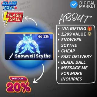 SNOWVEIL SCYTHE - BLADE BALL