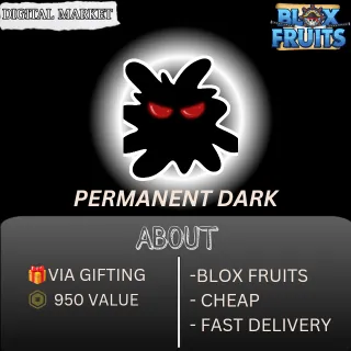 PERMANENT DARK - BLOX FRUITS