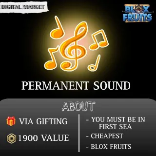 PERMANENT SOUND - BLOX FRUITS