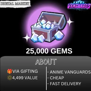 25,000 GEMS - ANIME VANGUARDS 