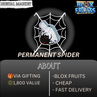 PERMANENT SPIDER - BLOX FRUITS