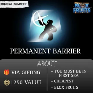 PERMANENT BARRIER - BLOX FRUITS