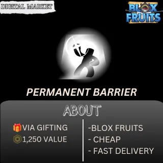 PERMANENT BARRIER - BLOX FRUITS