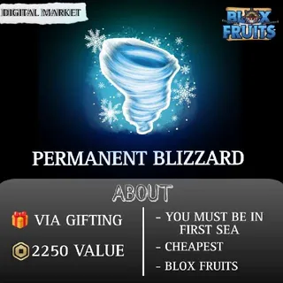PERMANENT BLIZZARD - BLOX FRUITS