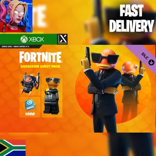 2x Fortnite - Bassassin Quest Pack