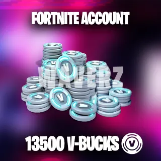 Fortnite 13500 Vbucks Account V-BUCKS