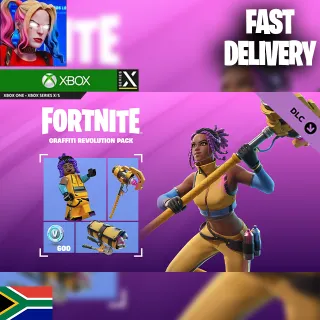 2x Fortnite - Graffiti Revolution Pack