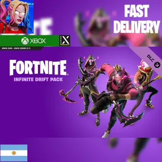 3x Fortnite - Infinite Drift Pack