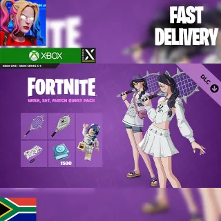 2x Fortnite - Wish, Set, Match Quest Pack