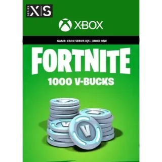 Fortnite - 1000 V-BUCKS GLOBAL XBOX 