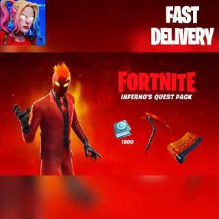 2x Fortnite - Inferno's Quest Pack TURKEY