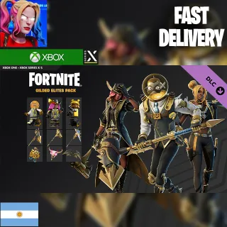 2x Fortnite - Gilded Elites Pack