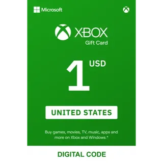 $1.00 Xbox Gift Card
