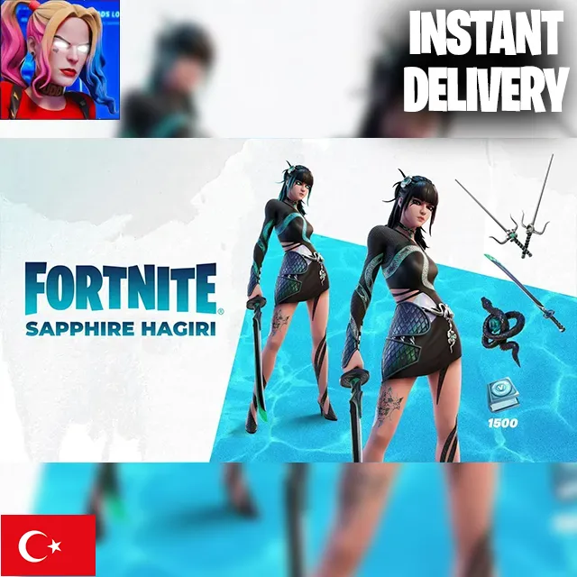 Fortnite Sapphire Hagiri Quest Pack Xbox One Games Gameflip 7147