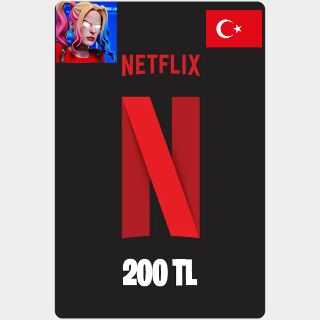 Netflix card 200TL Turkey