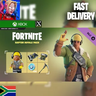 2x Fortnite - Raptor Royale Pack