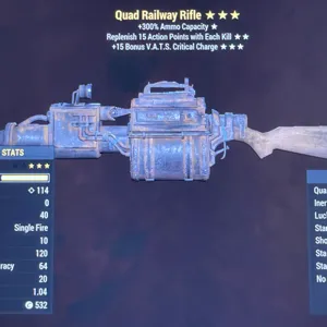 Quad AP Crit Railway Gun