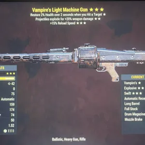 Vampire VE15 Reload LMG