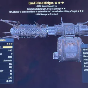 Quad QE STL Minigun EXP