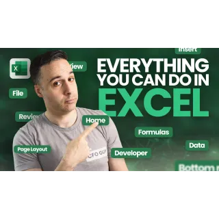 EVERYTHING YOU CAN DO IN EXCEL COURSE⚡️🔥 Get full access today for only $80 (regular price: $1,000)
