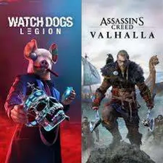 Assassin's Valhalla (All DLC)  & Watch Dogs Legion