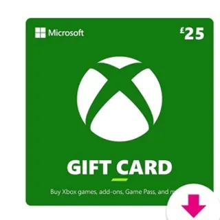 Xbox gift card £25