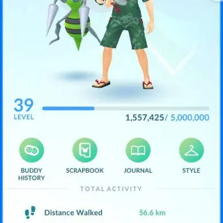 Pokémon Go Account Level 39