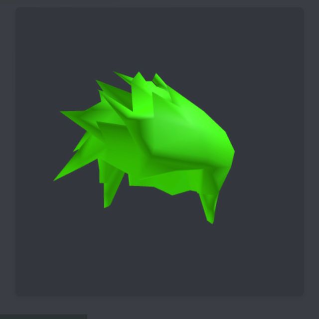 Limited | Neon Green Hair - Game Items - Gameflip