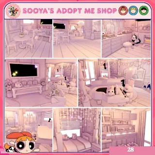 Adopt Me! Coquette Bunny House Build